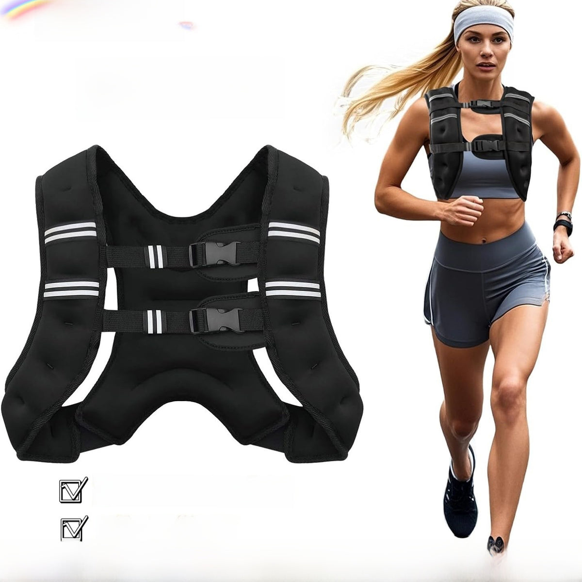 Adjustable Weight Vest for Strength Training