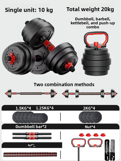 Adjustable Dumbbell Set with Multiple Weight Options