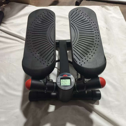 Mini Hydraulic Stepper Machine for Home Fitness, 11-Speed Adjustable Silent Climbing Stepper with Drawstring and Floor Mat