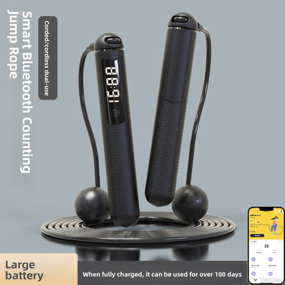 Intelligent Bluetooth Counting Charging Weighted Fitness Jump Rope