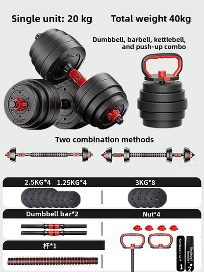 Adjustable Dumbbell Set with Multiple Weight Options