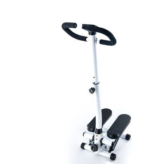 Mini Hydraulic Stepper Machine for Home Fitness, 11-Speed Adjustable Silent Climbing Stepper with Drawstring and Floor Mat